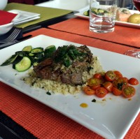 Moroccan Lamb on a bed of Cous Cous