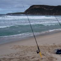 Fishing from the Beach