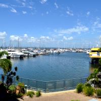 Hervey Bay Marina from our hotel room